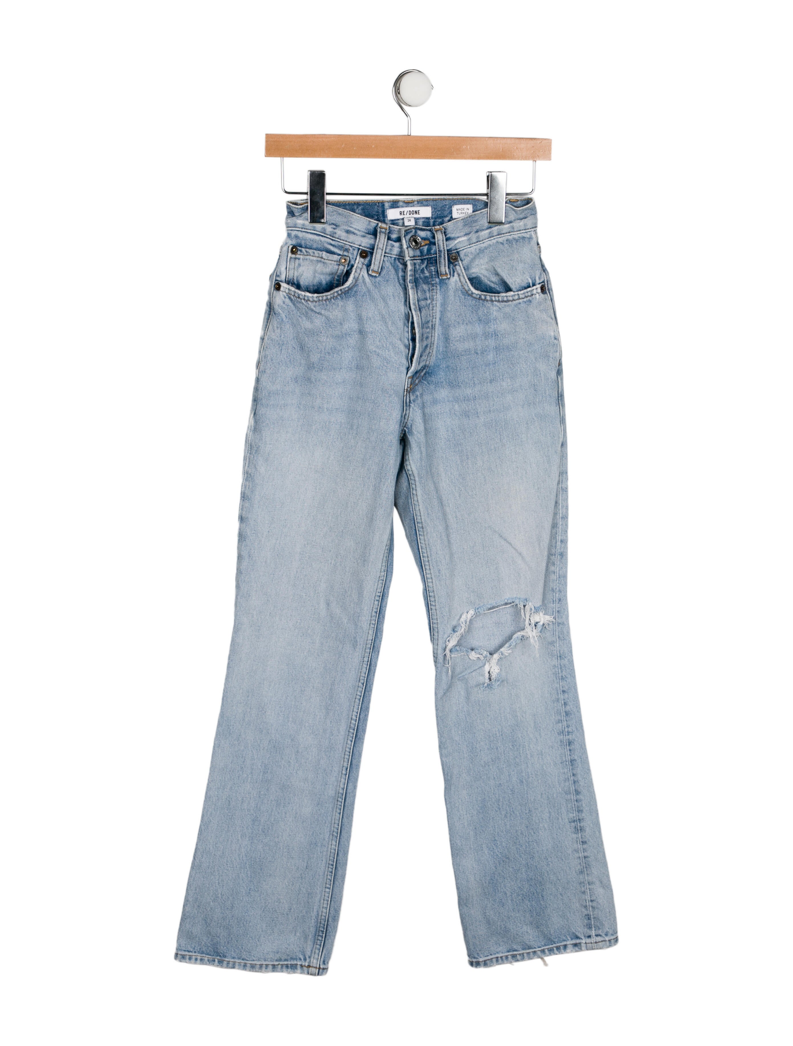 RE/DONE Mid-Rise Straight Leg Jeans