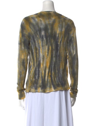 RE/DONE Tie-Dye Print Crew Neck Sweater