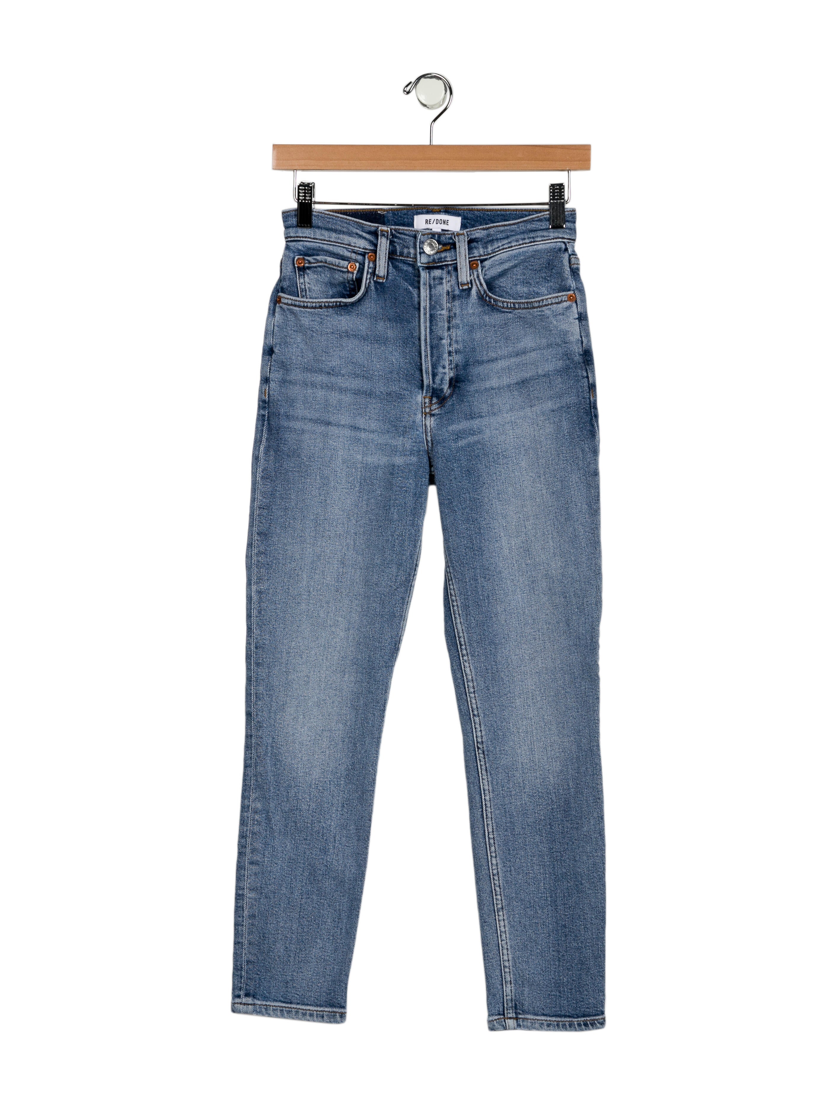 RE/DONE Mid-Rise Straight Leg Jeans