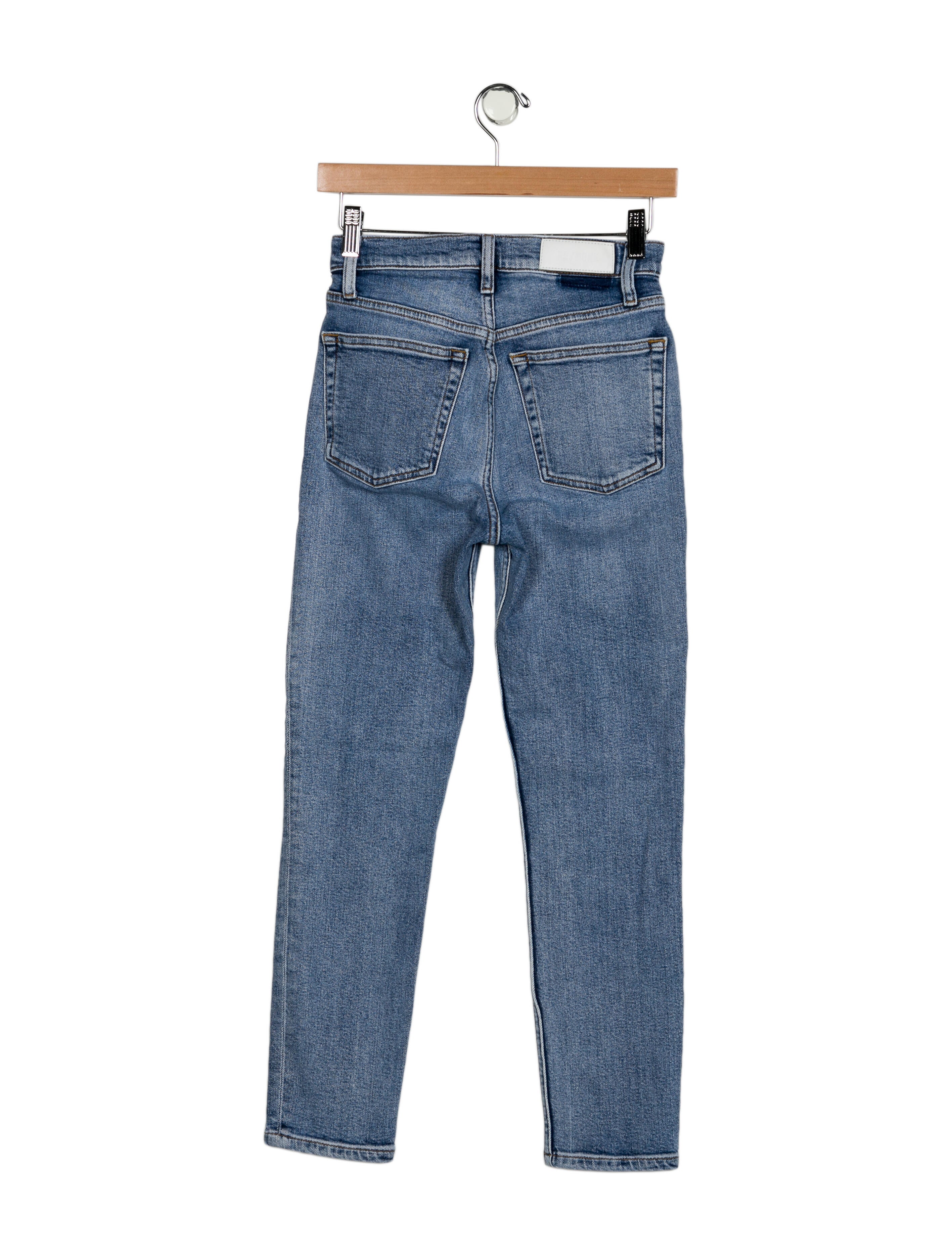 RE/DONE Mid-Rise Straight Leg Jeans