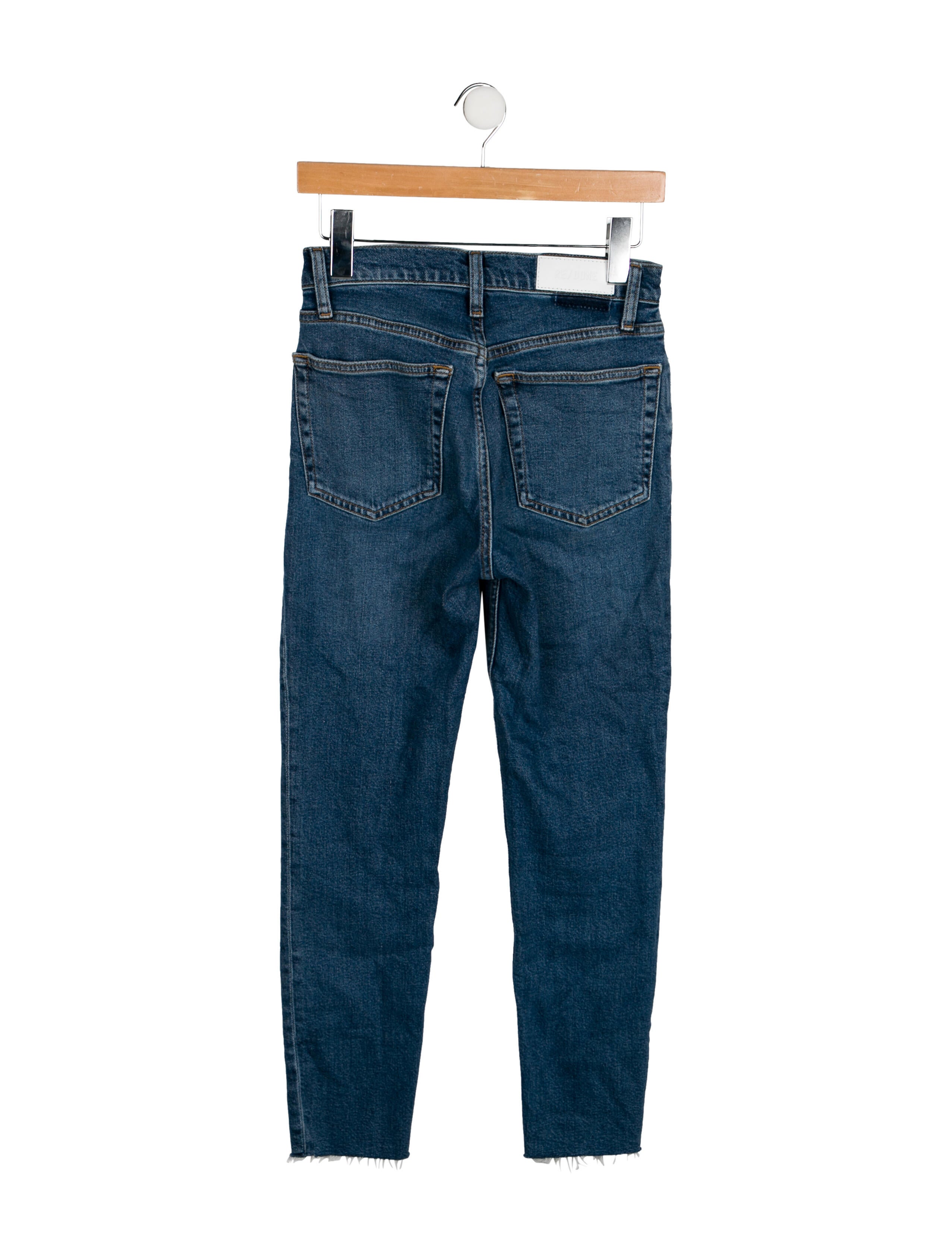 RE/DONE High-Rise Straight Leg Jeans