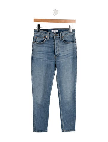 Re/Done Jeans High-Rise Straight Leg S