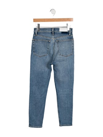 RE/DONE High-Rise Straight Leg Jeans