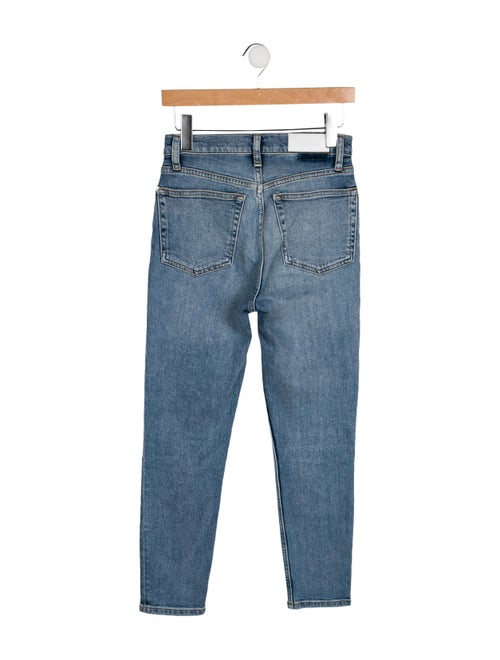 RE/DONE High-Rise Straight Leg Jeans