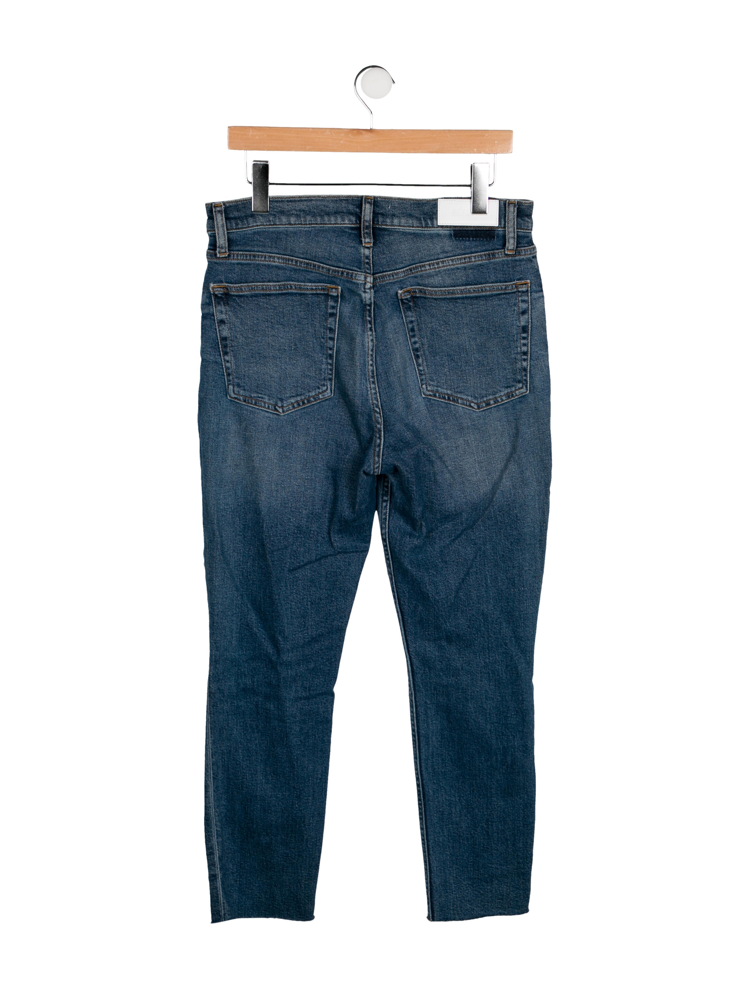RE/DONE High-Rise Straight Leg Jeans