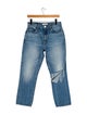 RE/DONE High-Rise Straight Leg Jeans