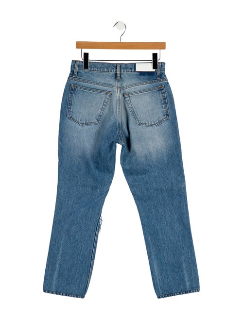 RE/DONE High-Rise Straight Leg Jeans