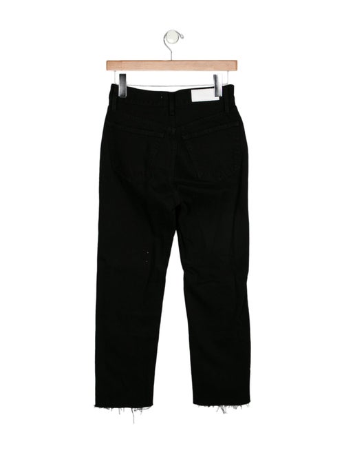 RE/DONE High-Rise Straight Leg Jeans