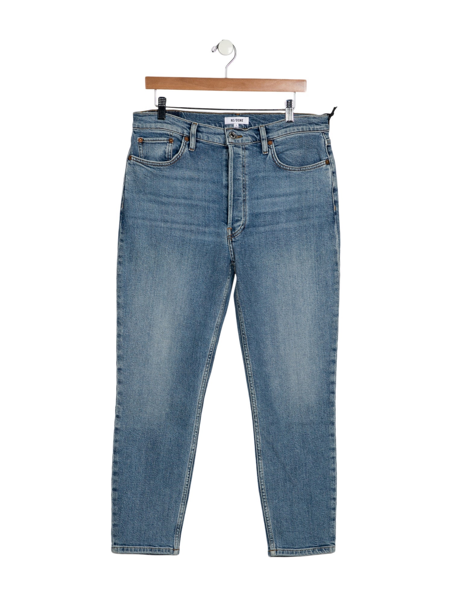 RE/DONE High-Rise Straight Leg Jeans w/ Tags