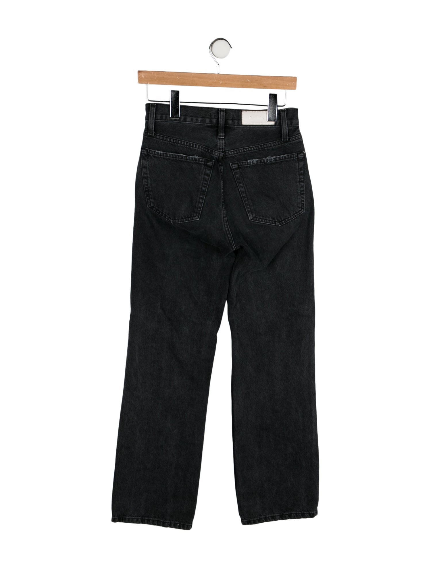 RE/DONE High-Rise Straight Leg Jeans