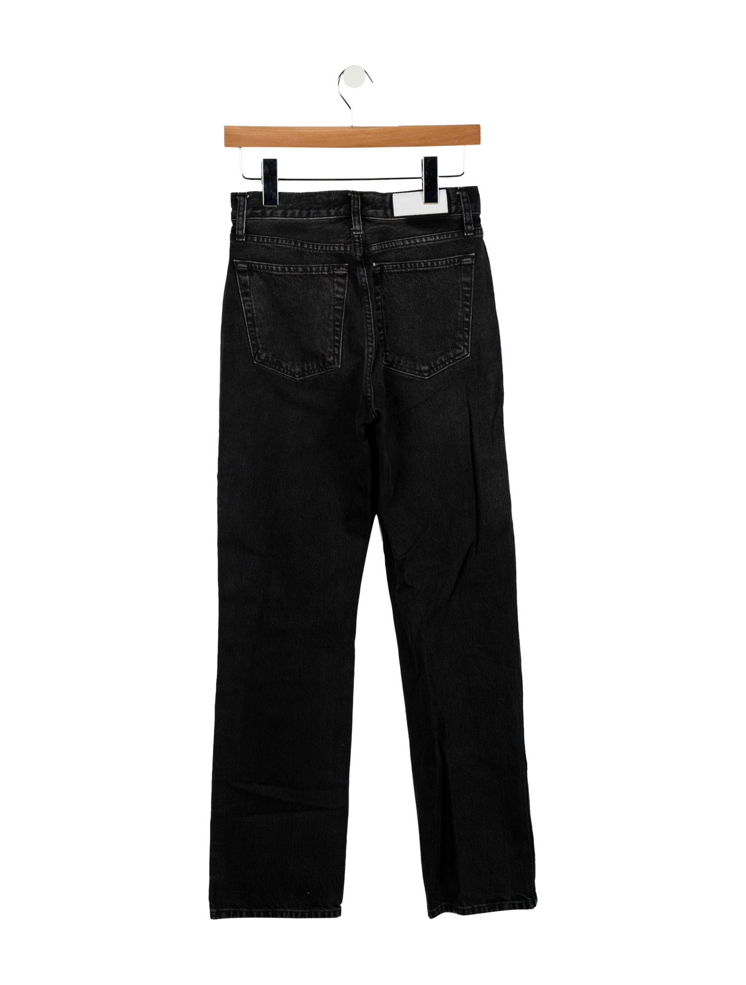 RE/DONE High-Rise Straight Leg Jeans