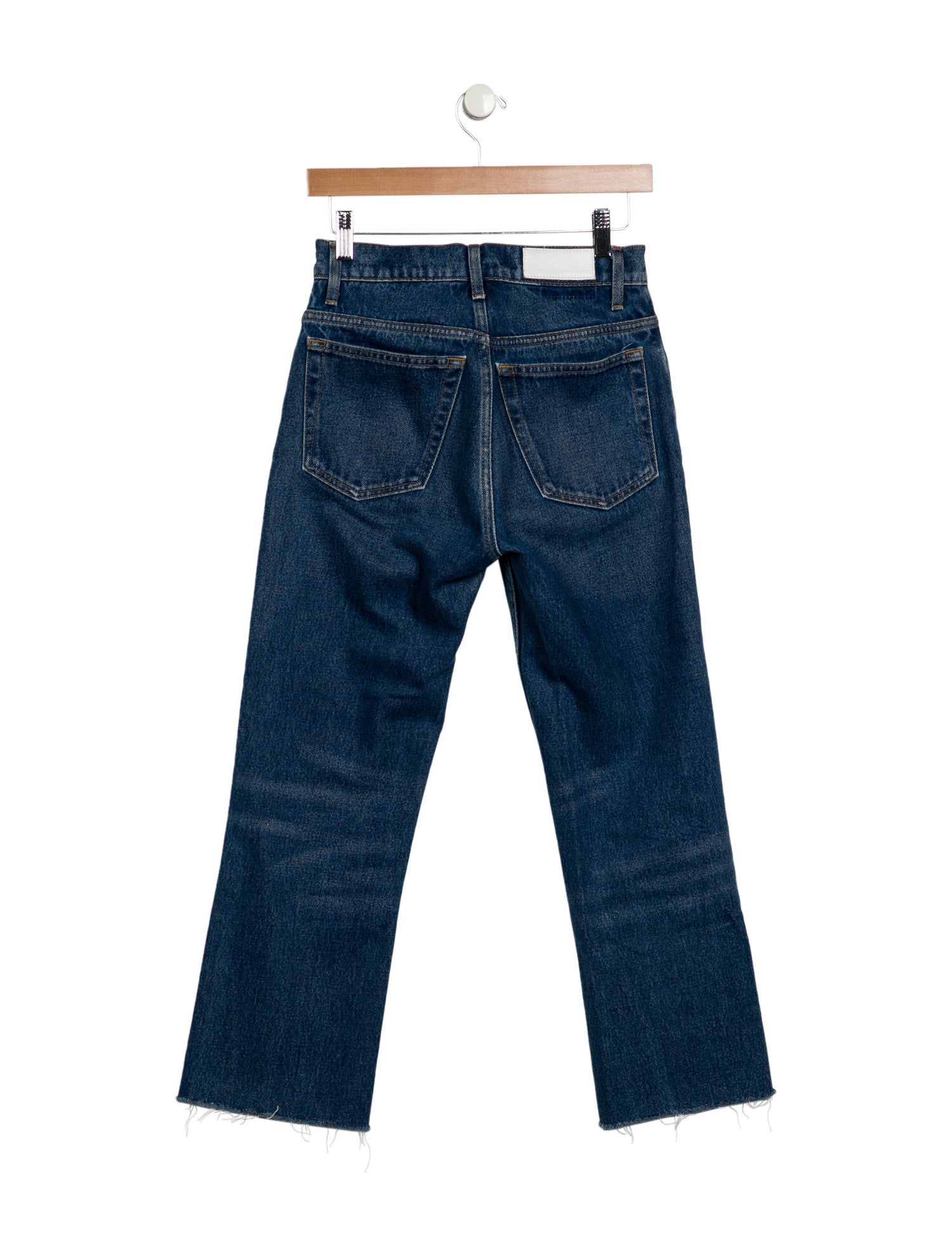 RE/DONE High-Rise Straight Leg Jeans