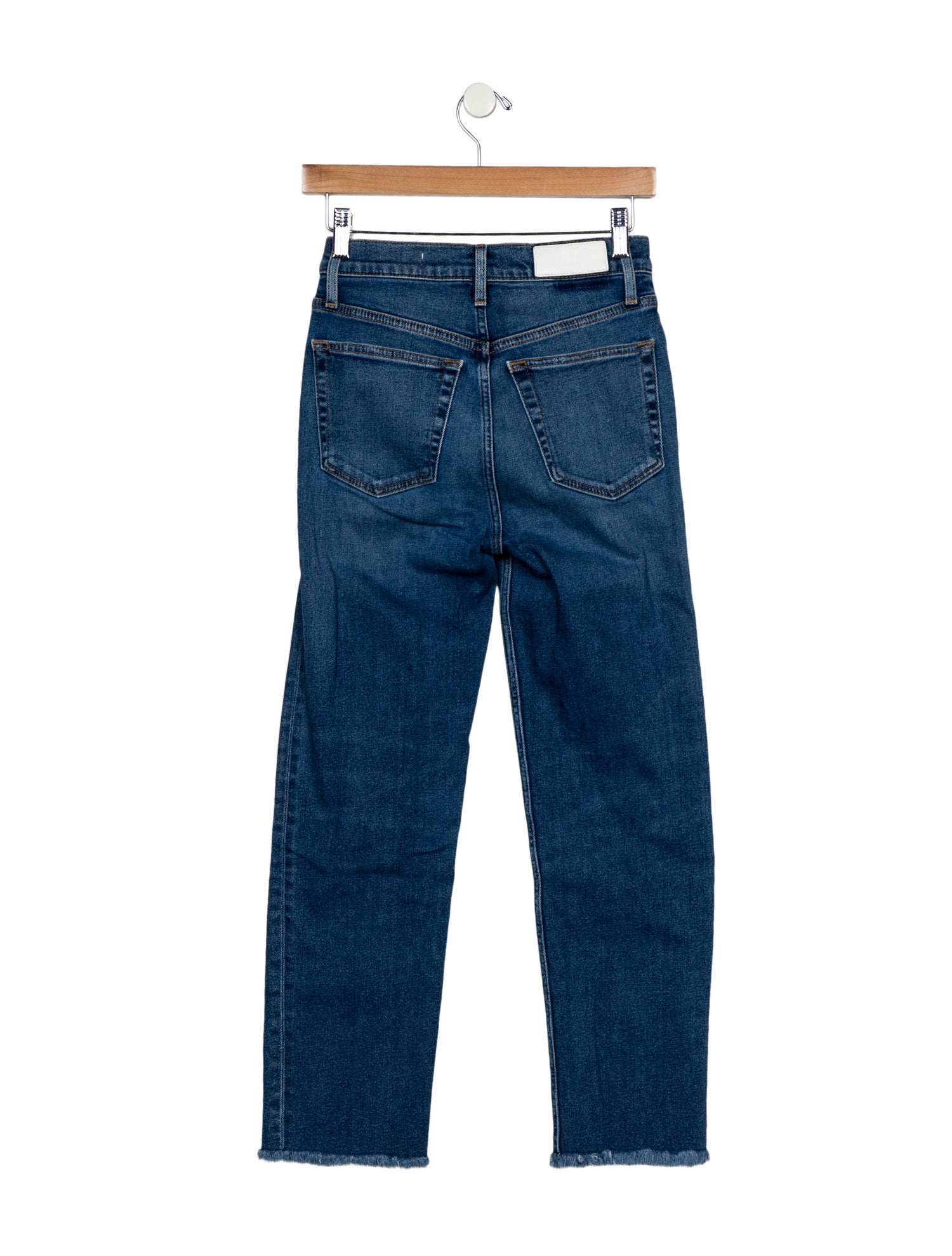 RE/DONE Mid-Rise Straight Leg Jeans