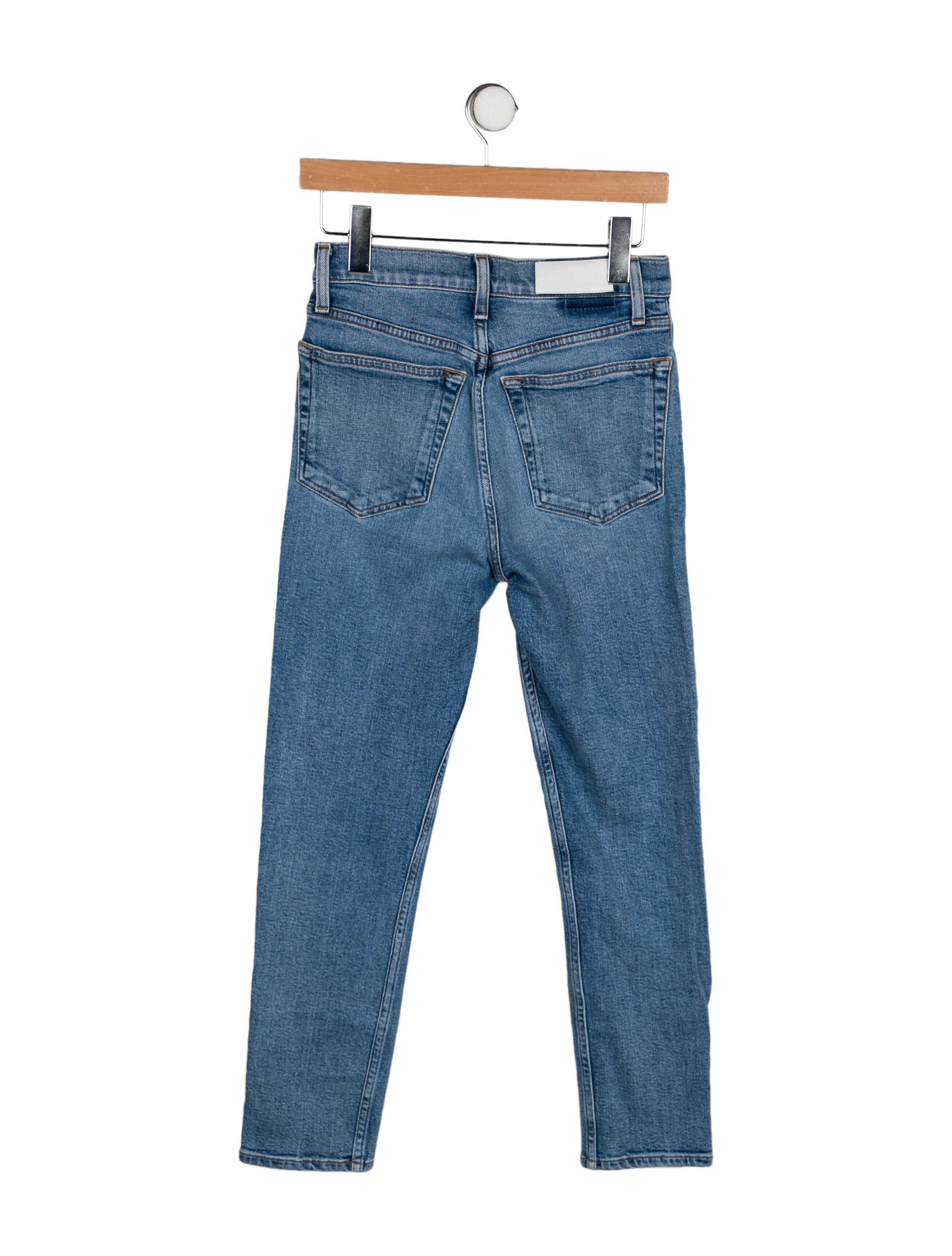 RE/DONE Mid-Rise Straight Leg Jeans