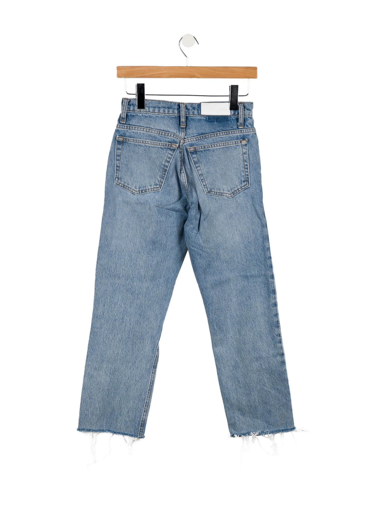 RE/DONE Mid-Rise Straight Leg Jeans