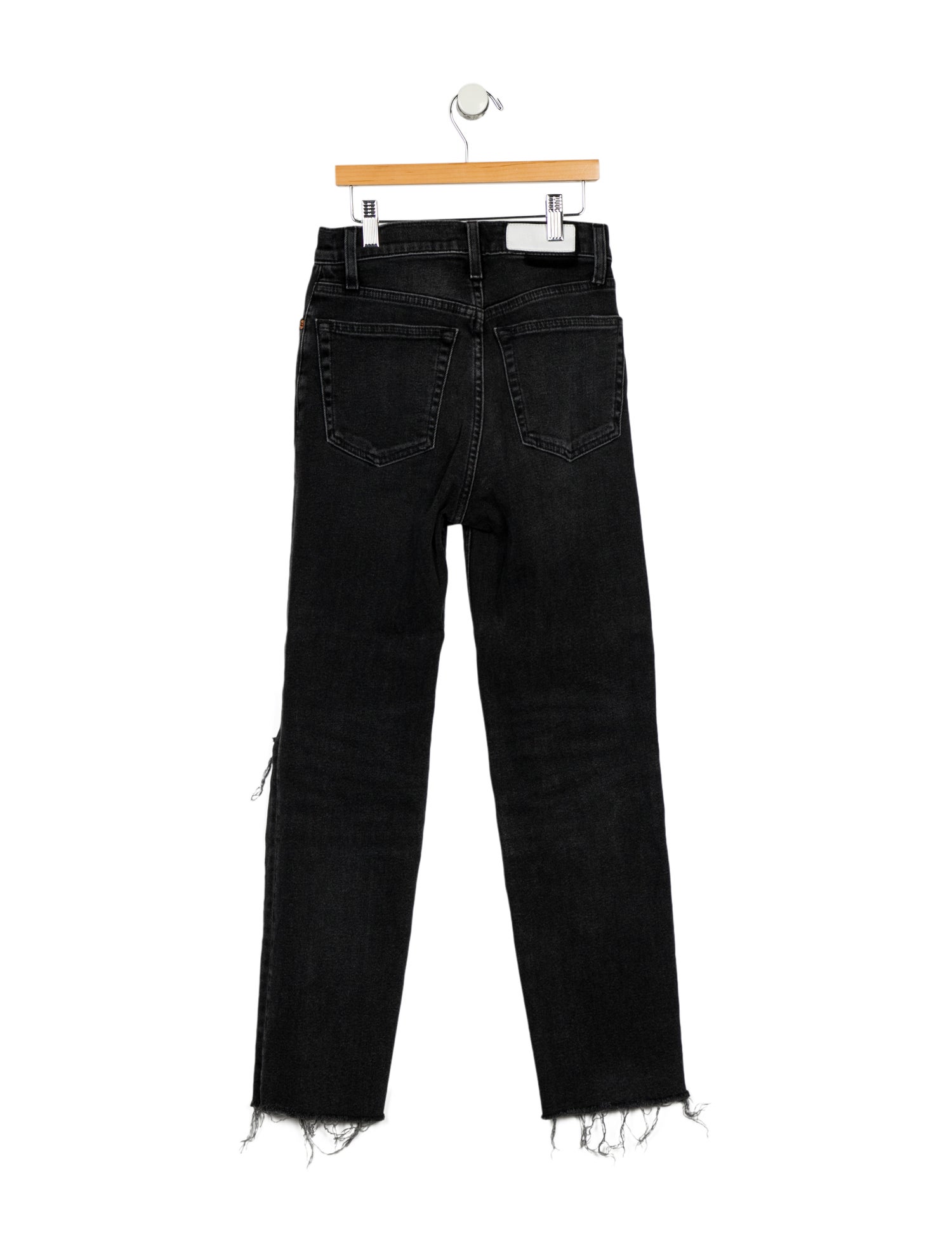 RE/DONE High-Rise Straight Leg Jeans