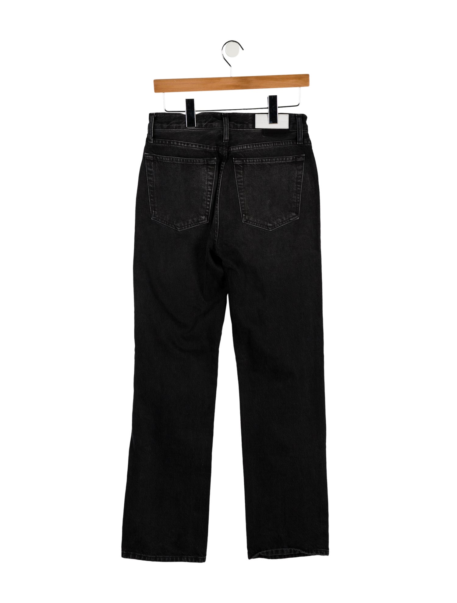 RE/DONE High-Rise Straight Leg Jeans