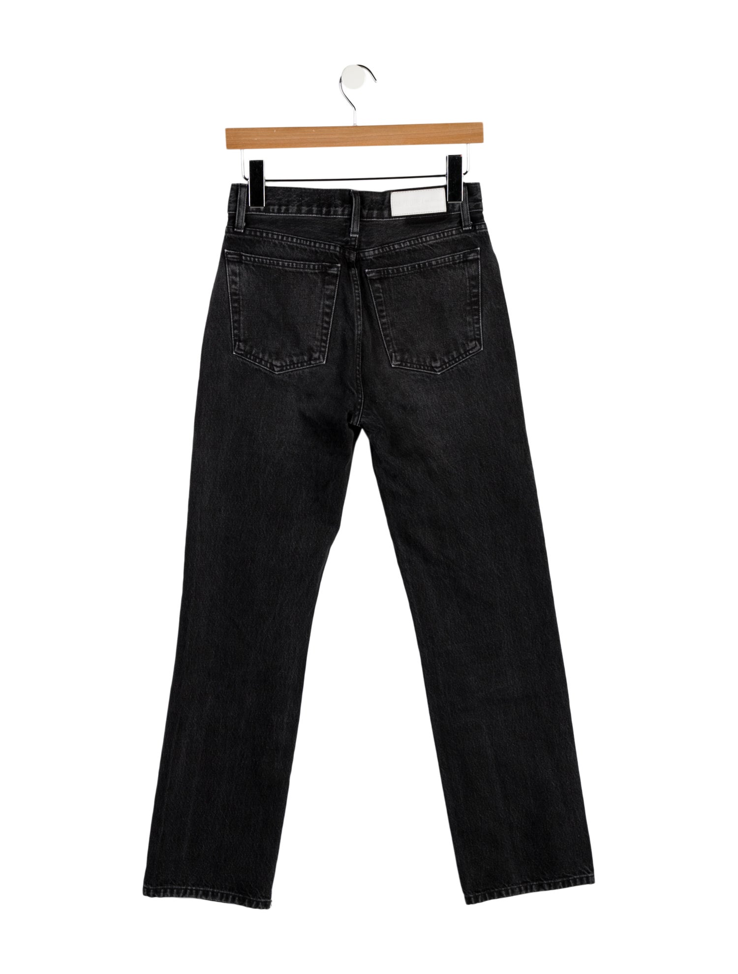 RE/DONE High-Rise Straight Leg Jeans