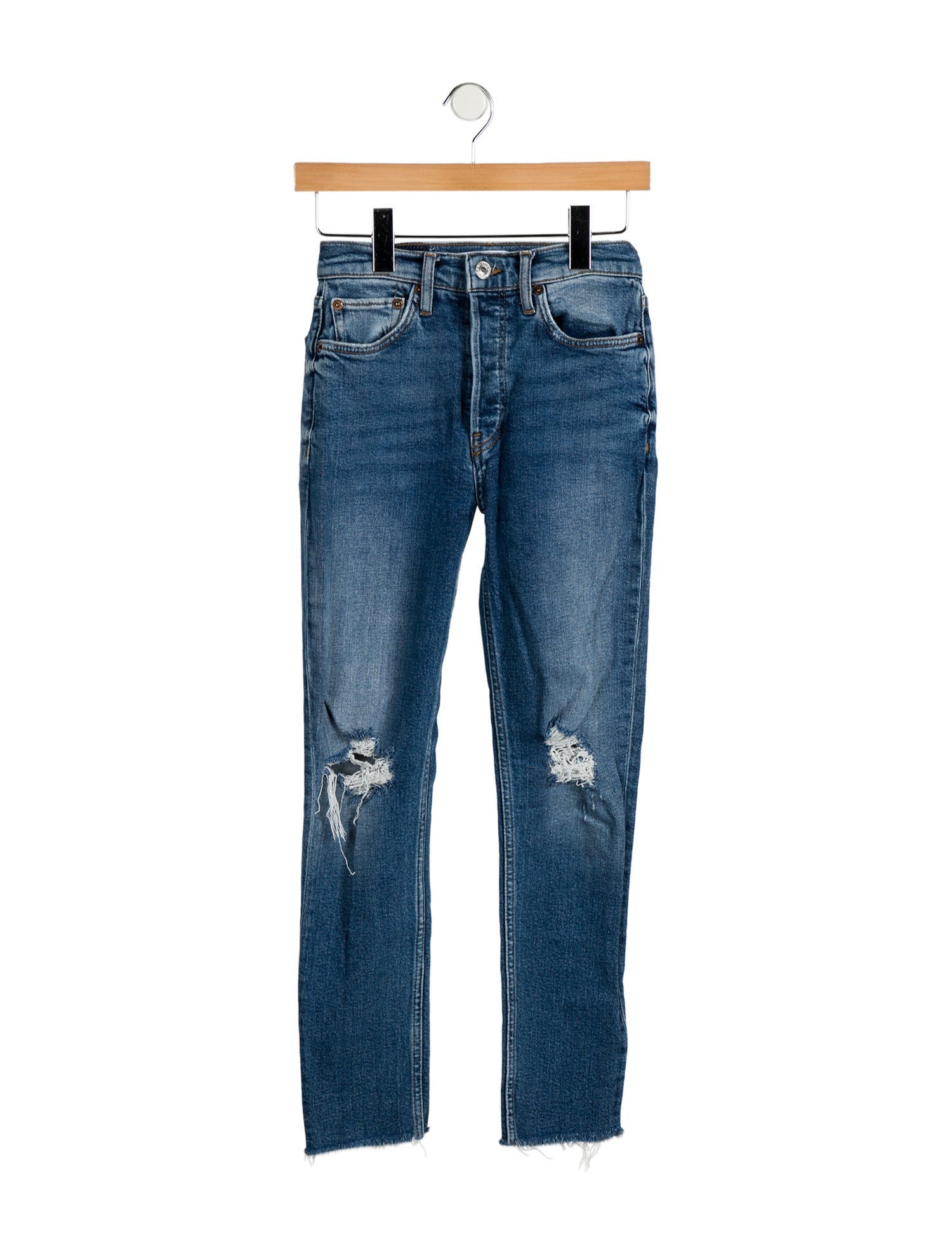 RE/DONE Mid-Rise Skinny Leg Jeans