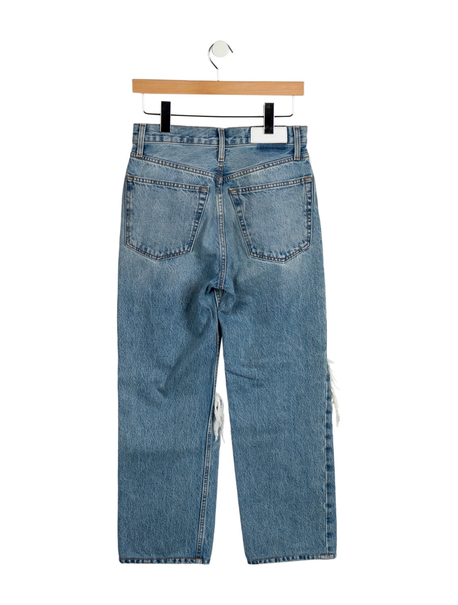 RE/DONE Mid-Rise Straight Leg Jeans
