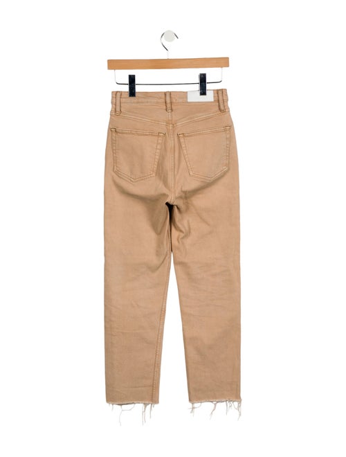 RE/DONE High-Rise Straight Leg Jeans