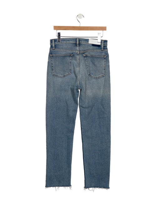 RE/DONE High-Rise Straight Leg Jeans
