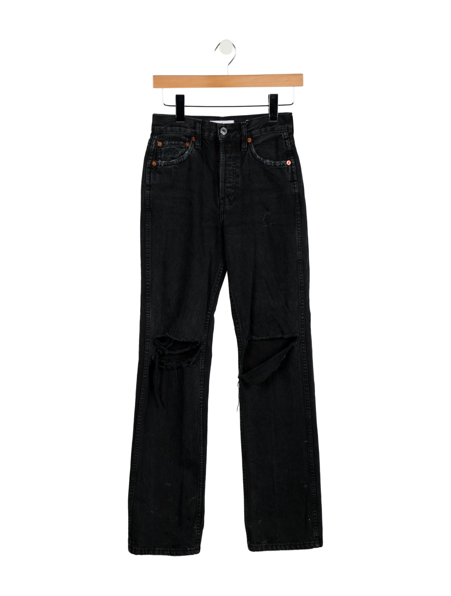 RE/DONE Mid-Rise Straight Leg Jeans