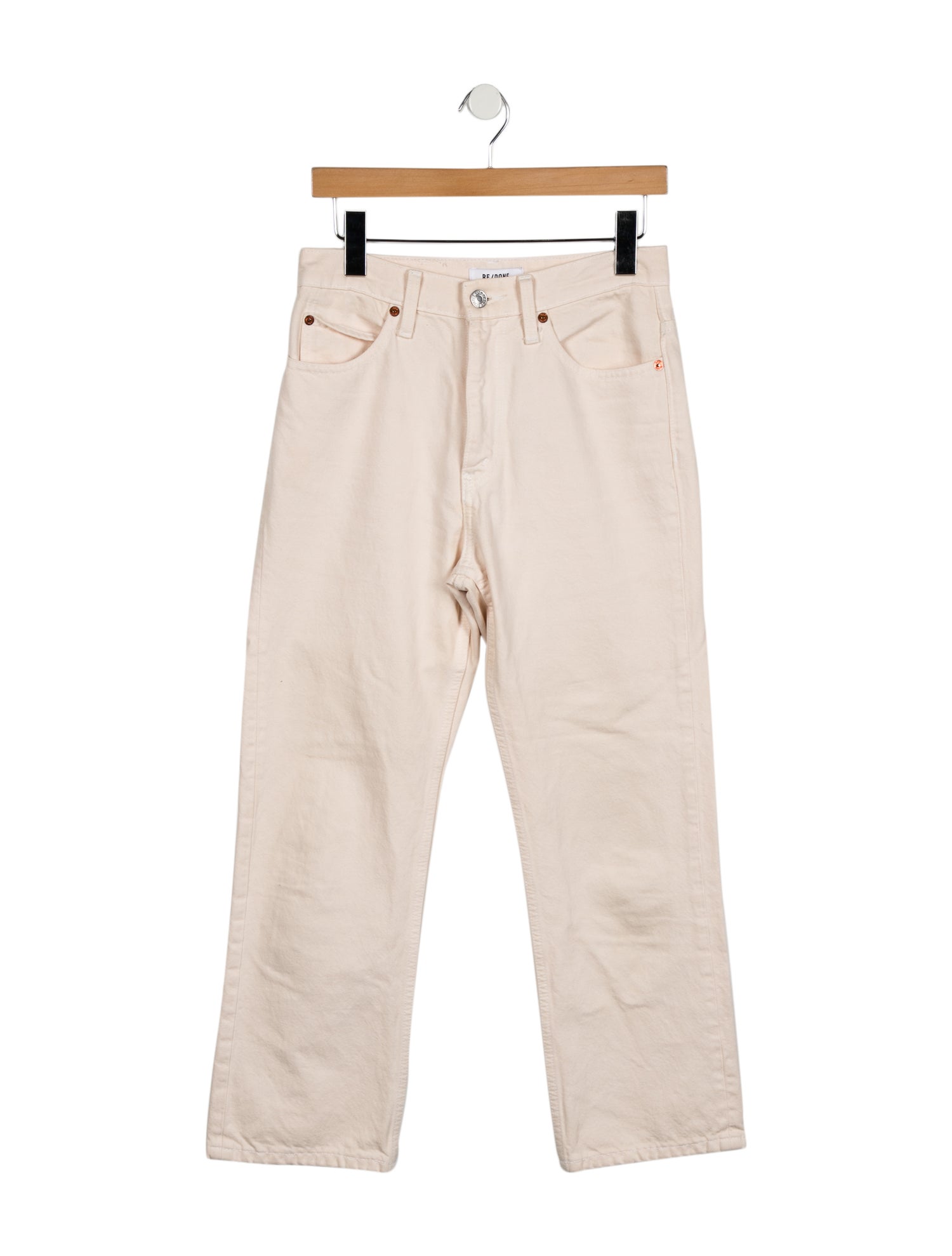 RE/DONE High-Rise Straight Leg Jeans