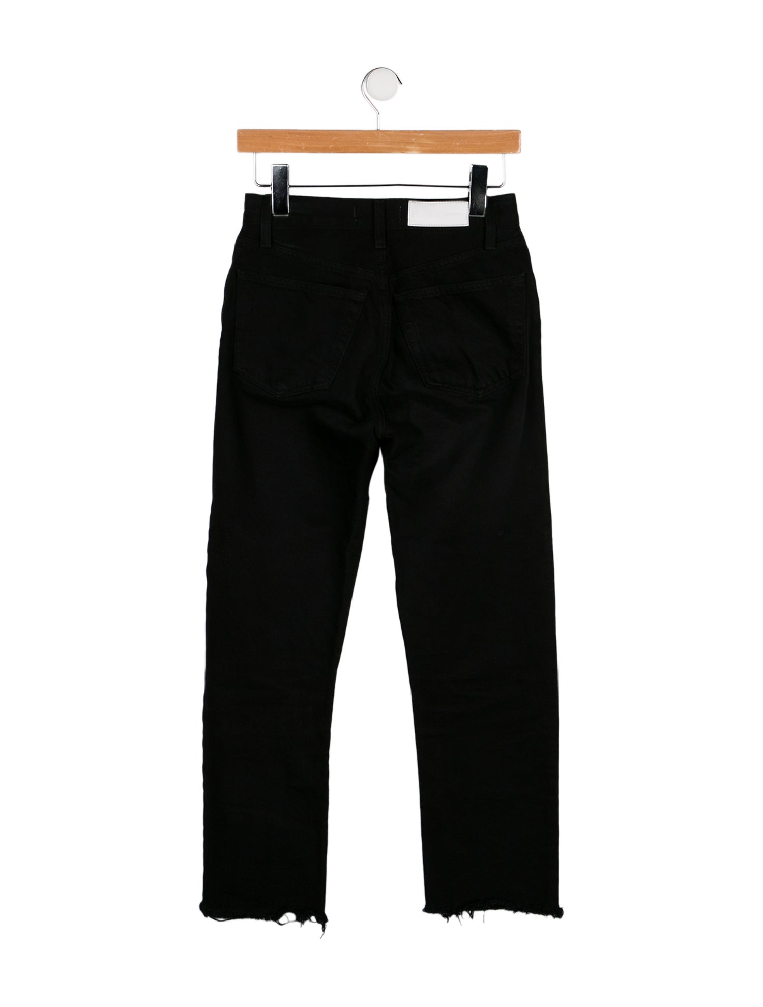 RE/DONE High-Rise Straight Leg Jeans