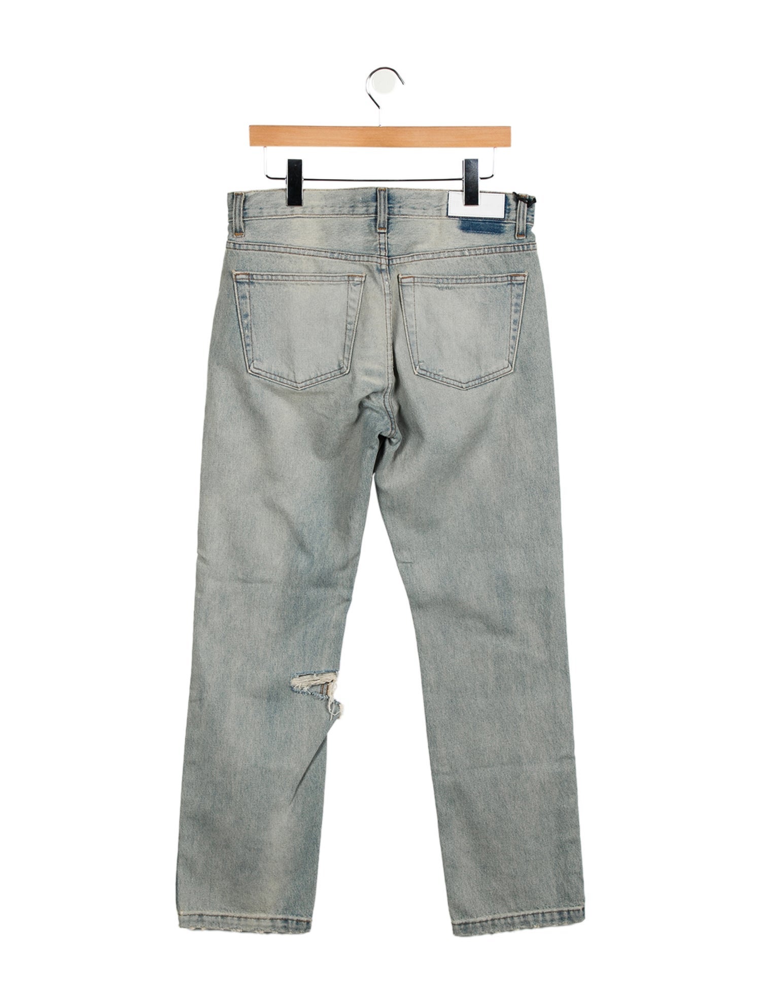 RE/DONE High-Rise Straight Leg Jeans