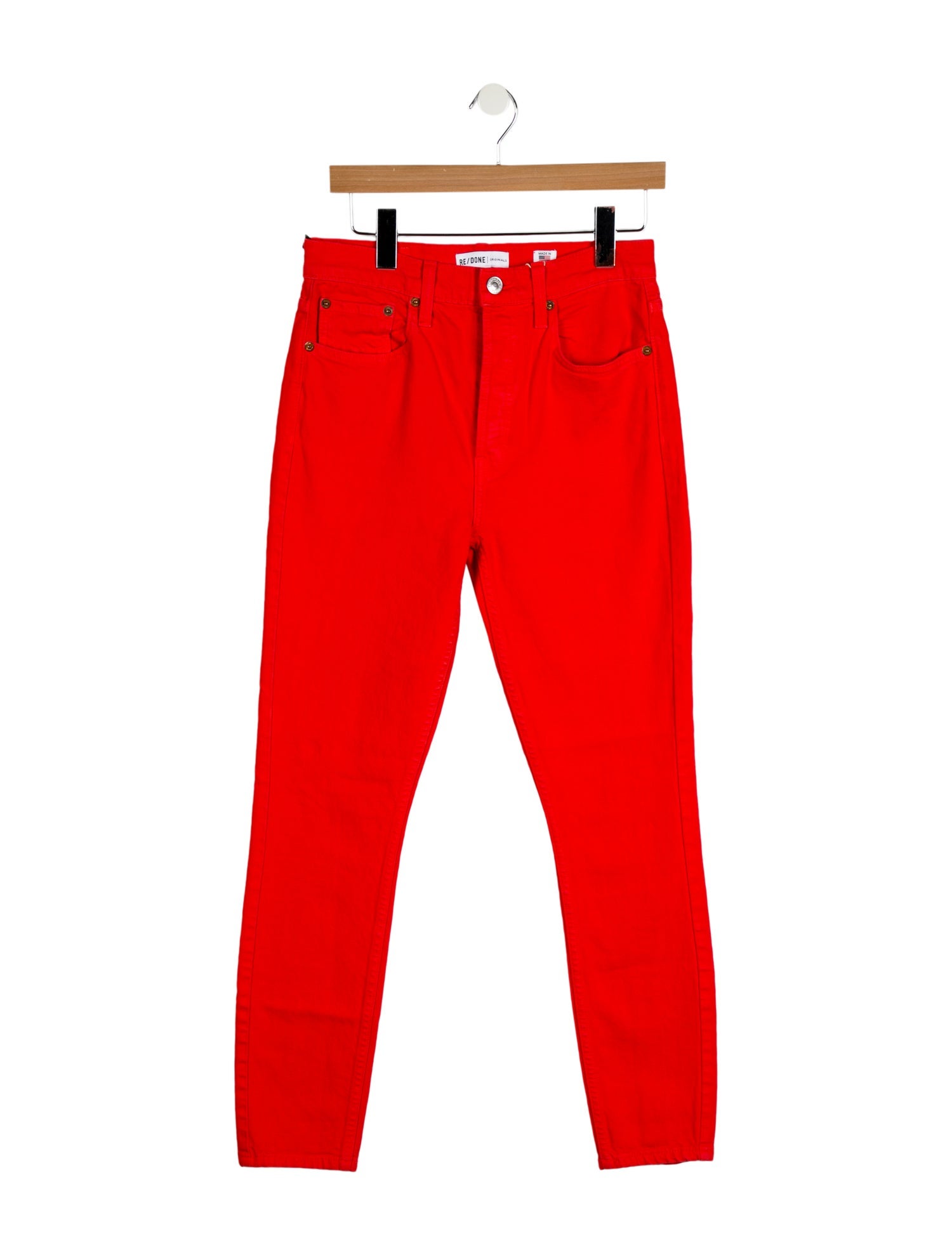 RE/DONE High-Rise Skinny Leg Jeans