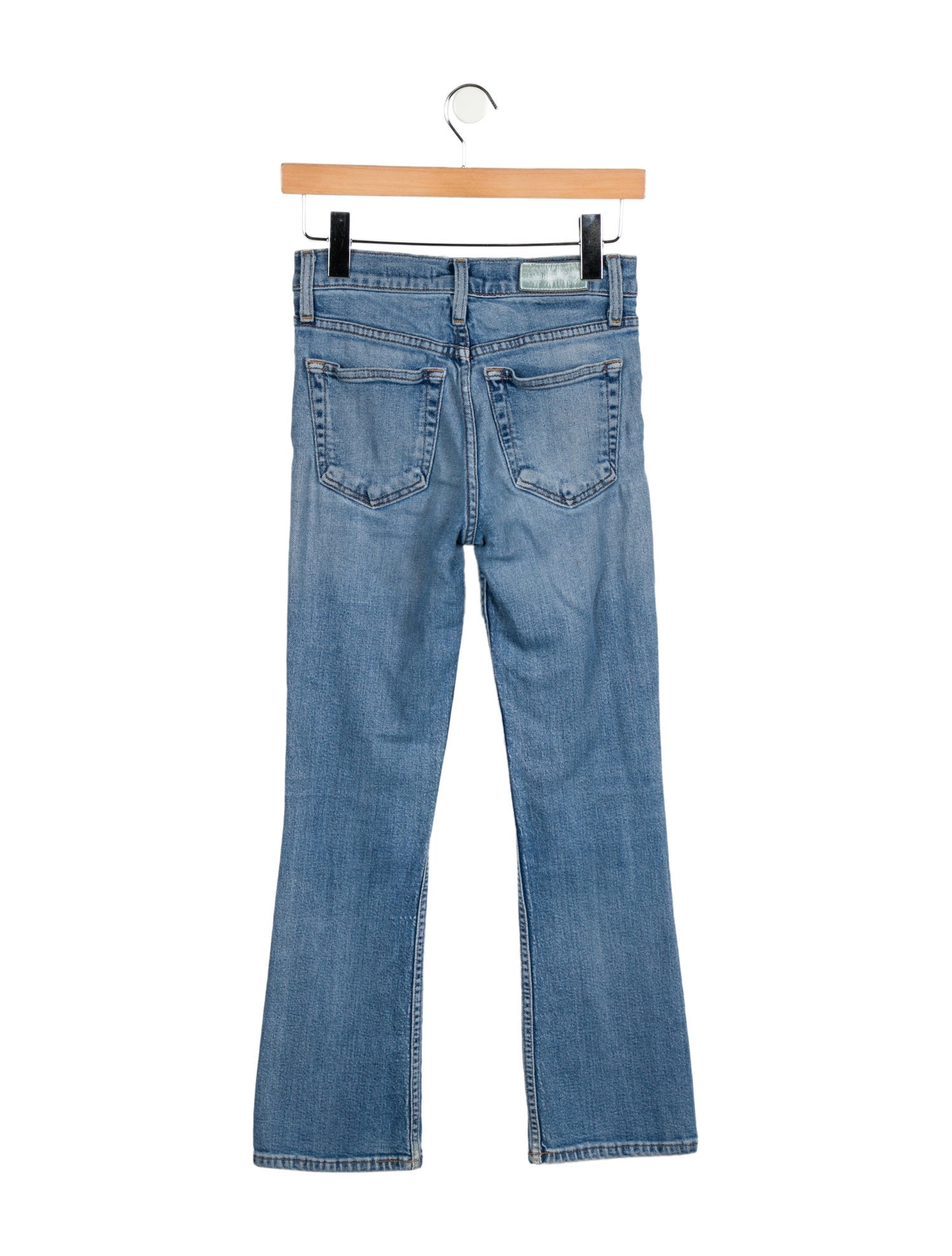 RE/DONE Mid-Rise Straight Leg Jeans