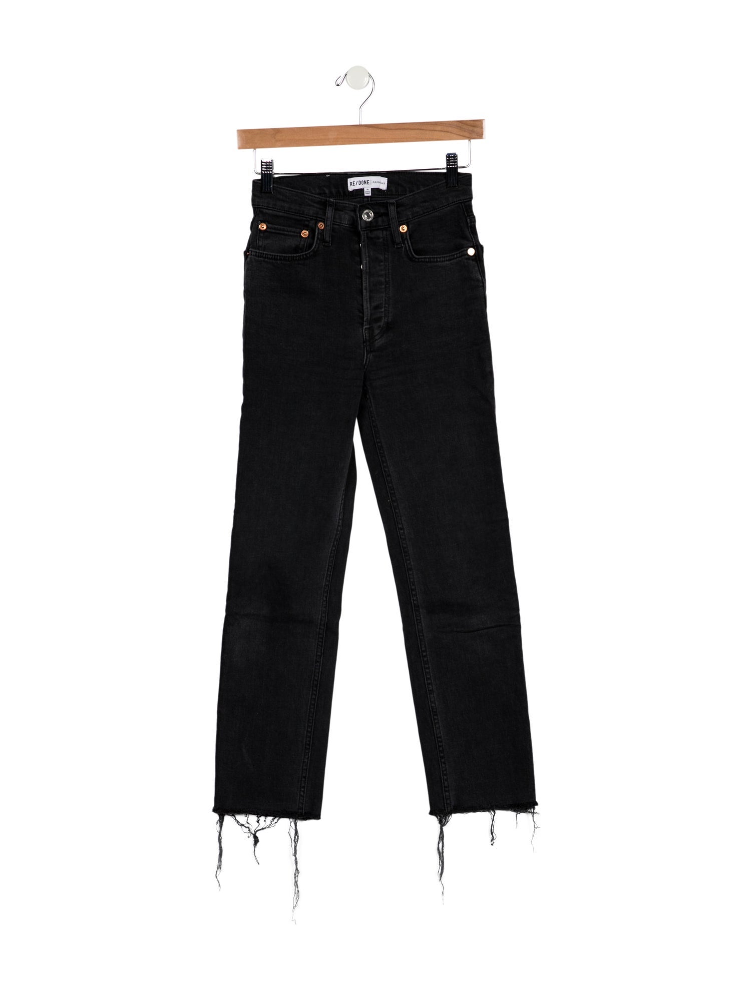 RE/DONE Mid-Rise Straight Leg Jeans