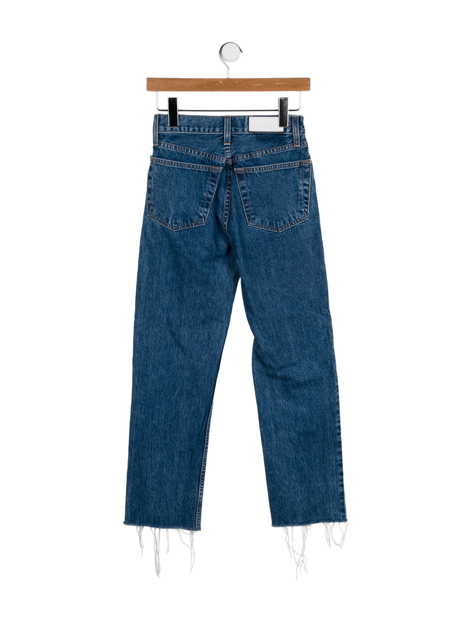 RE/DONE Mid-Rise Straight Leg Jeans