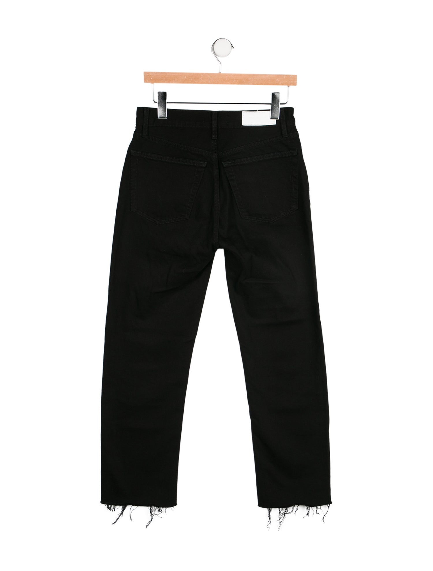 RE/DONE High-Rise Straight Leg Jeans