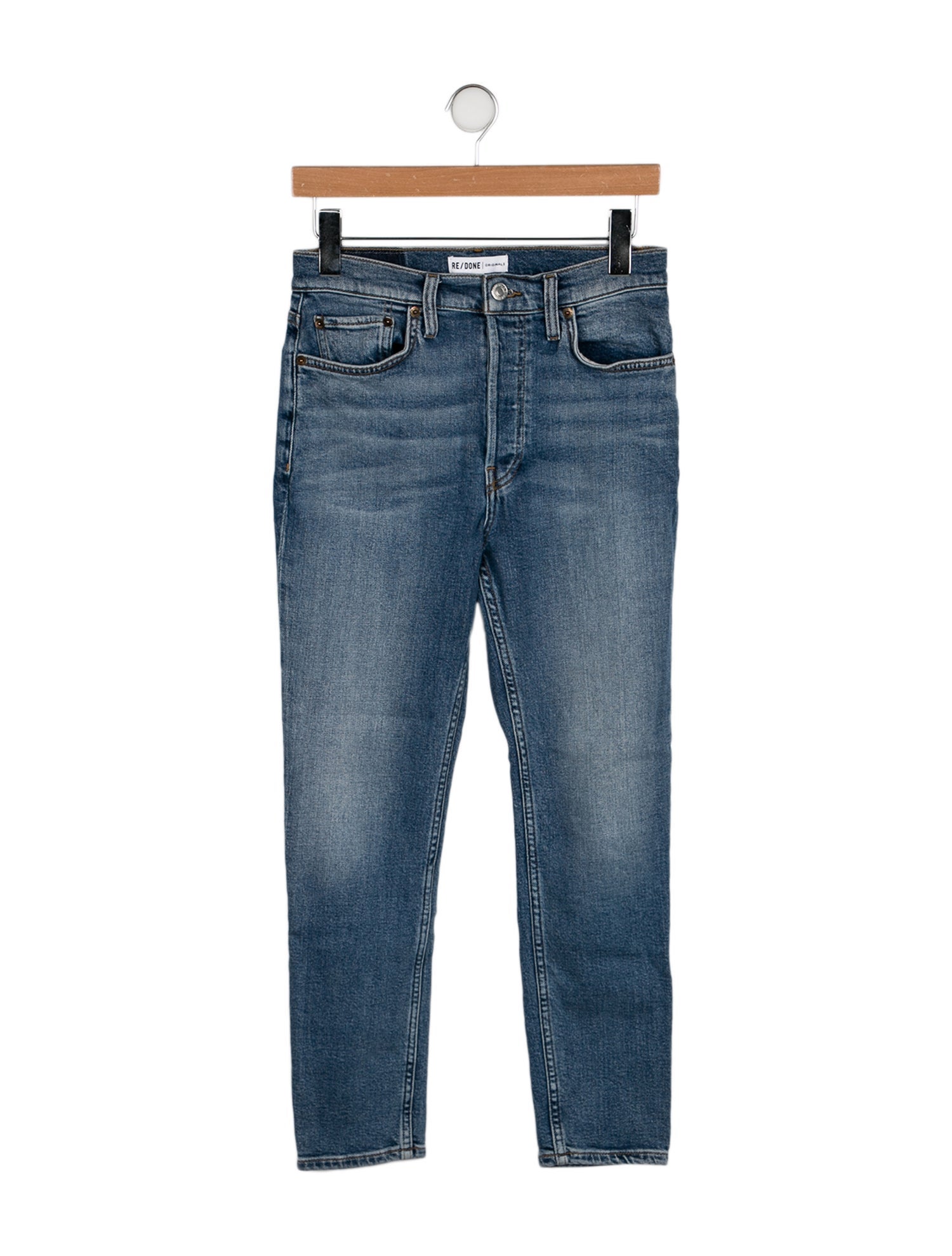 RE/DONE High-Rise Skinny Leg Jeans