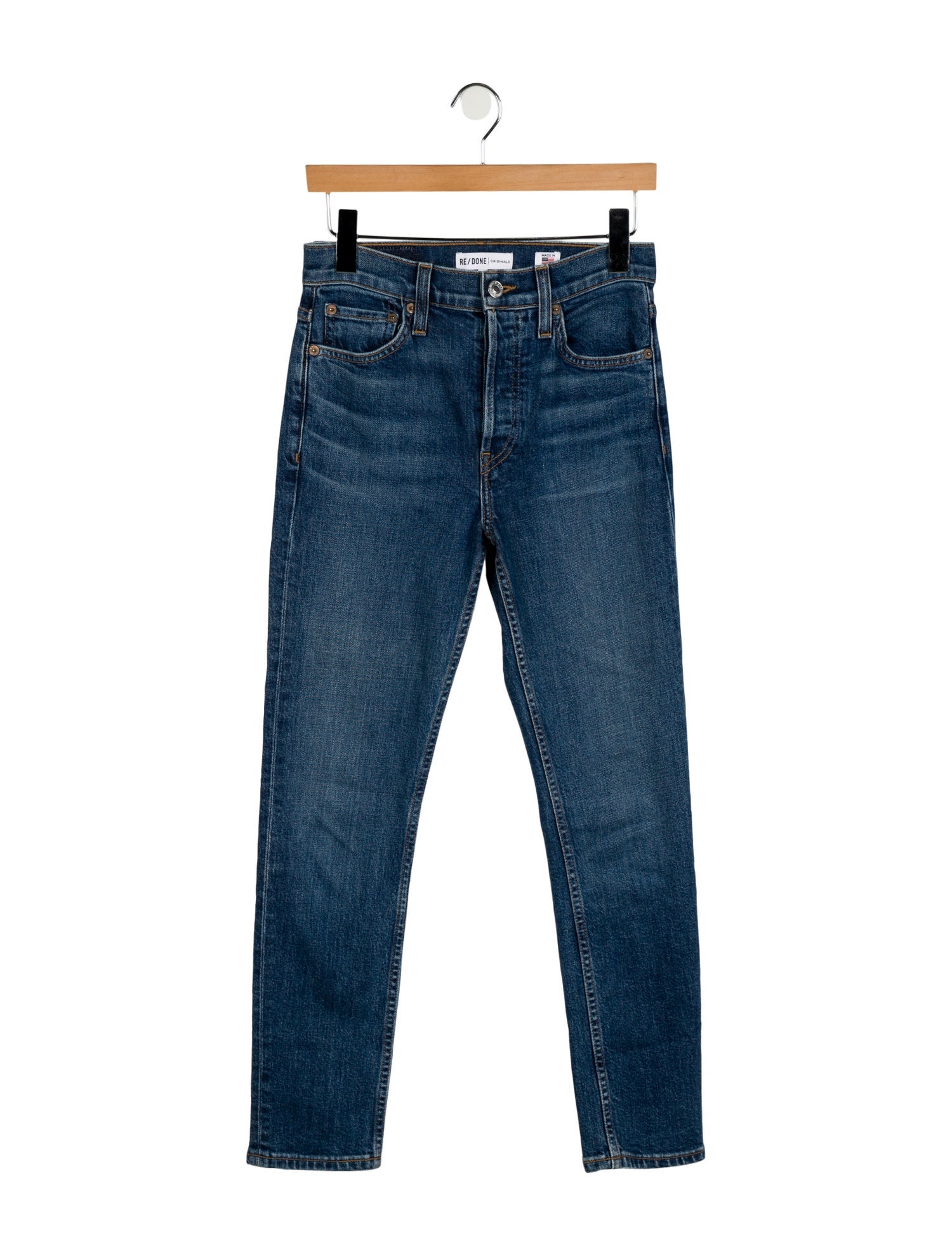 RE/DONE High-Rise Skinny Leg Jeans