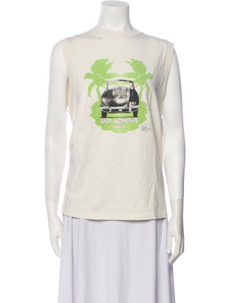 RE/DONE Graphic Print Crew Neck T-Shirt