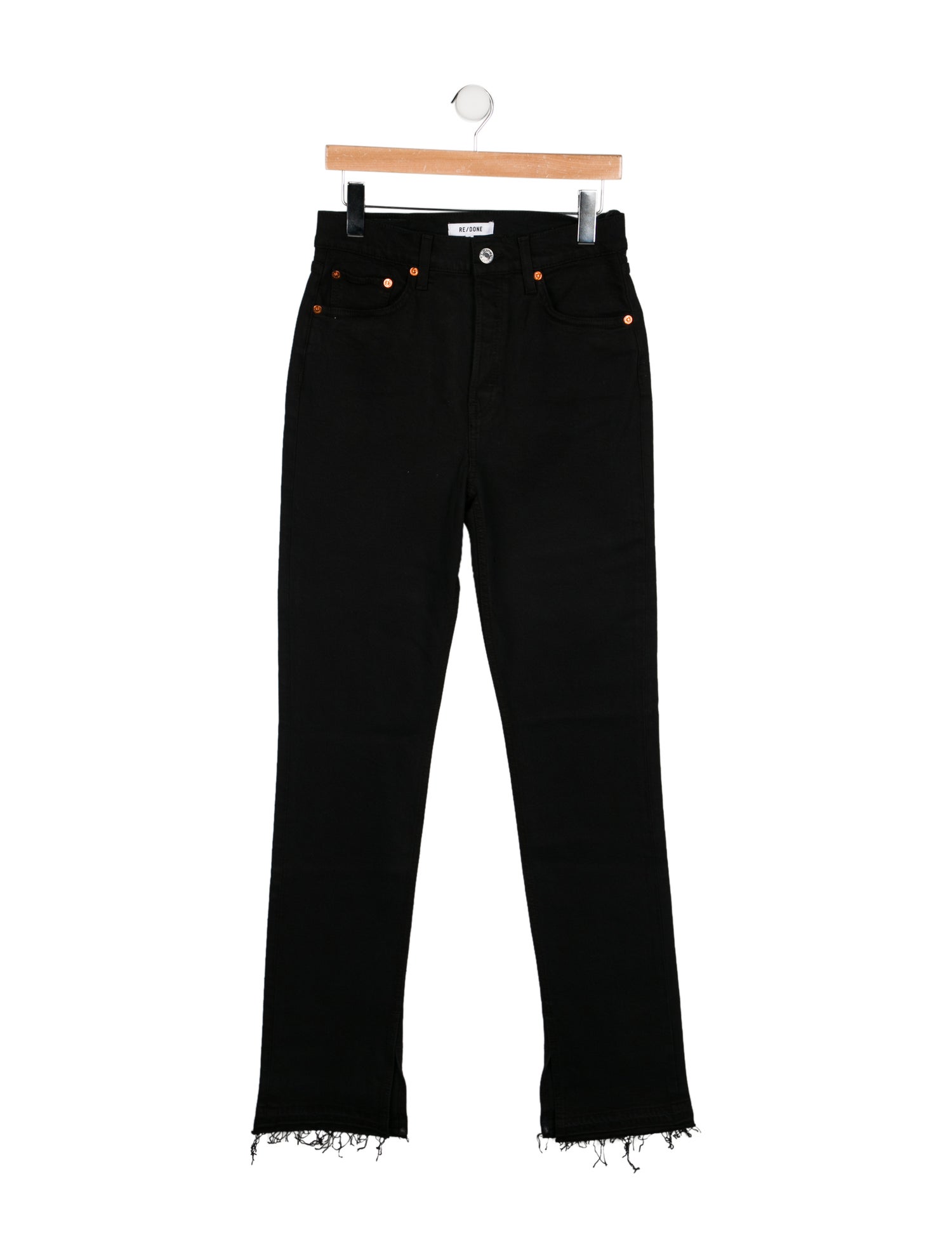 RE/DONE High-Rise Straight Leg Jeans