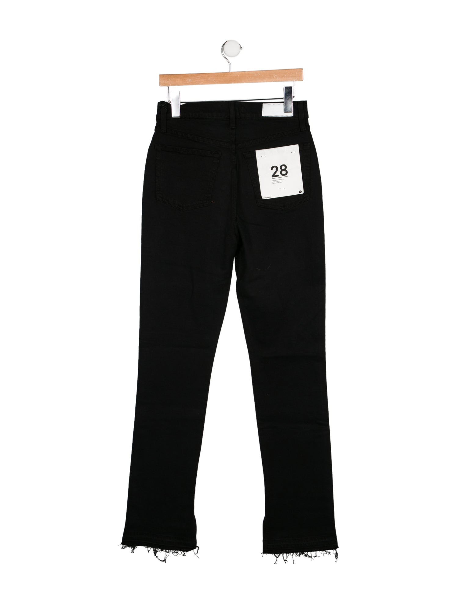 RE/DONE High-Rise Straight Leg Jeans