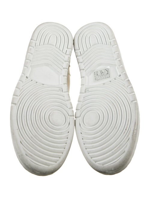 RE/DONE Leather Colorblock Pattern Sneakers