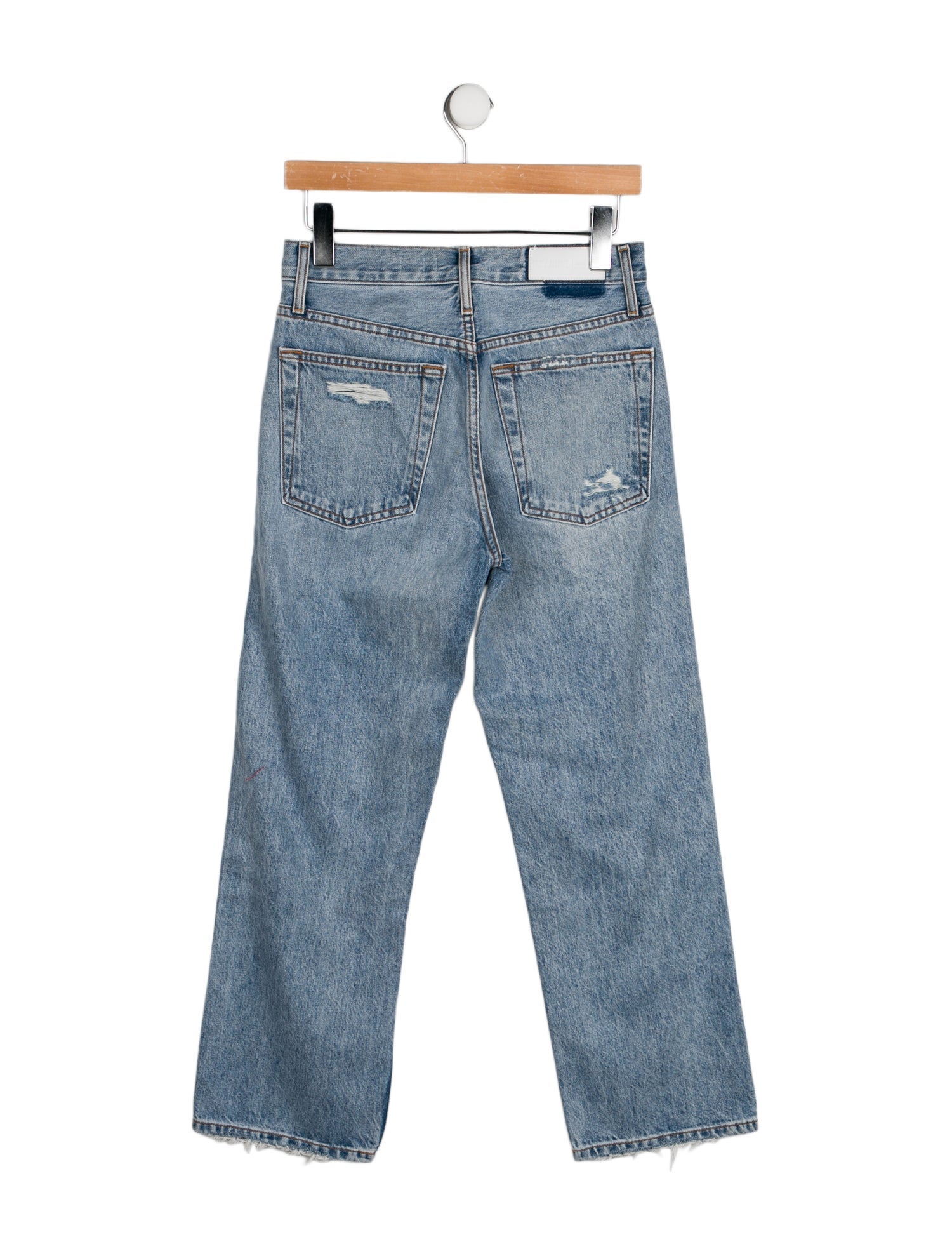 RE/DONE Mid-Rise Straight Leg Jeans