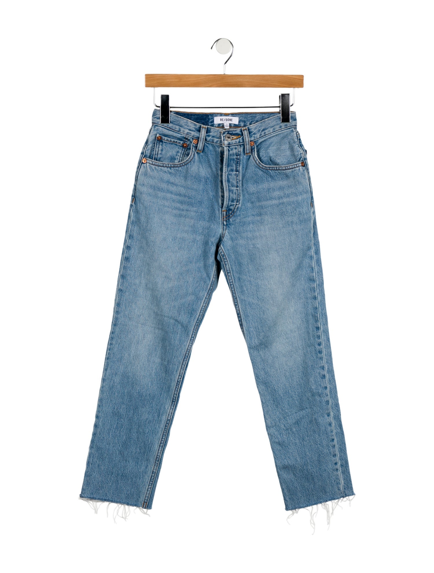 RE/DONE Mid-Rise Straight Leg Jeans