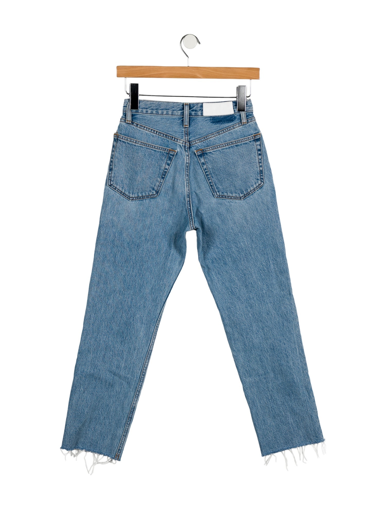 RE/DONE Mid-Rise Straight Leg Jeans