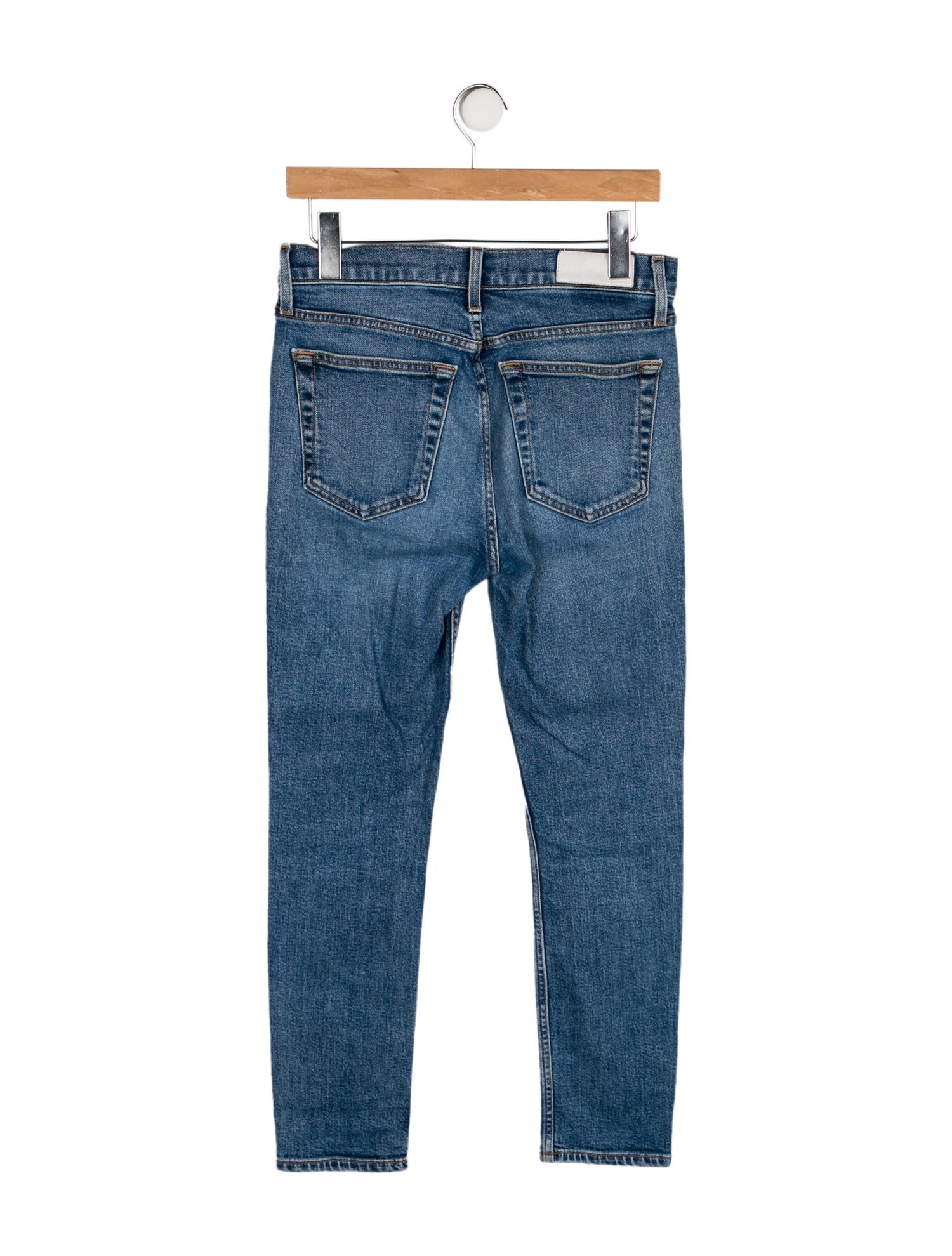 RE/DONE Mid-Rise Straight Leg Jeans