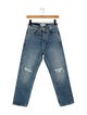 RE/DONE High-Rise Straight Leg Jeans