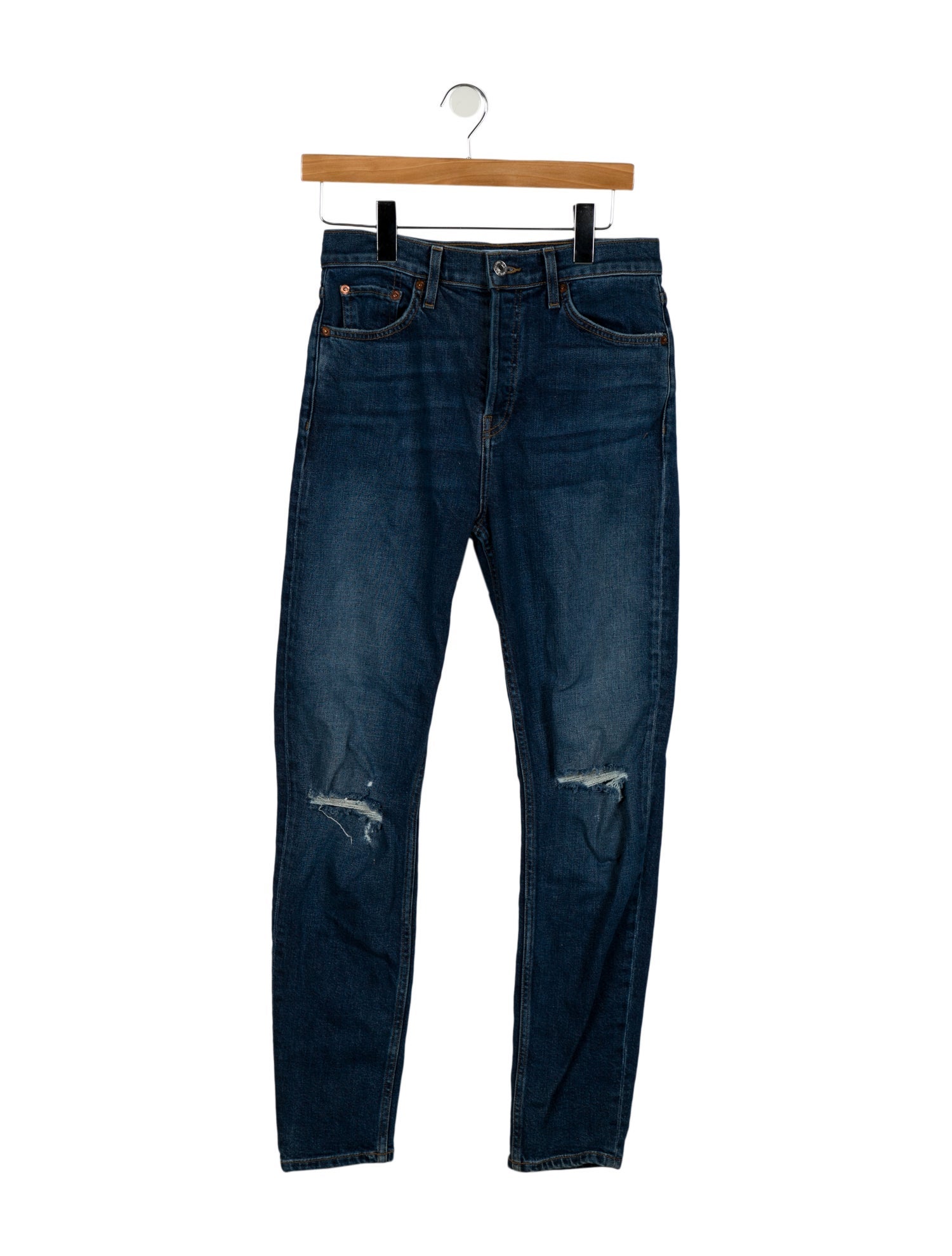 RE/DONE High-Rise Skinny Leg Jeans