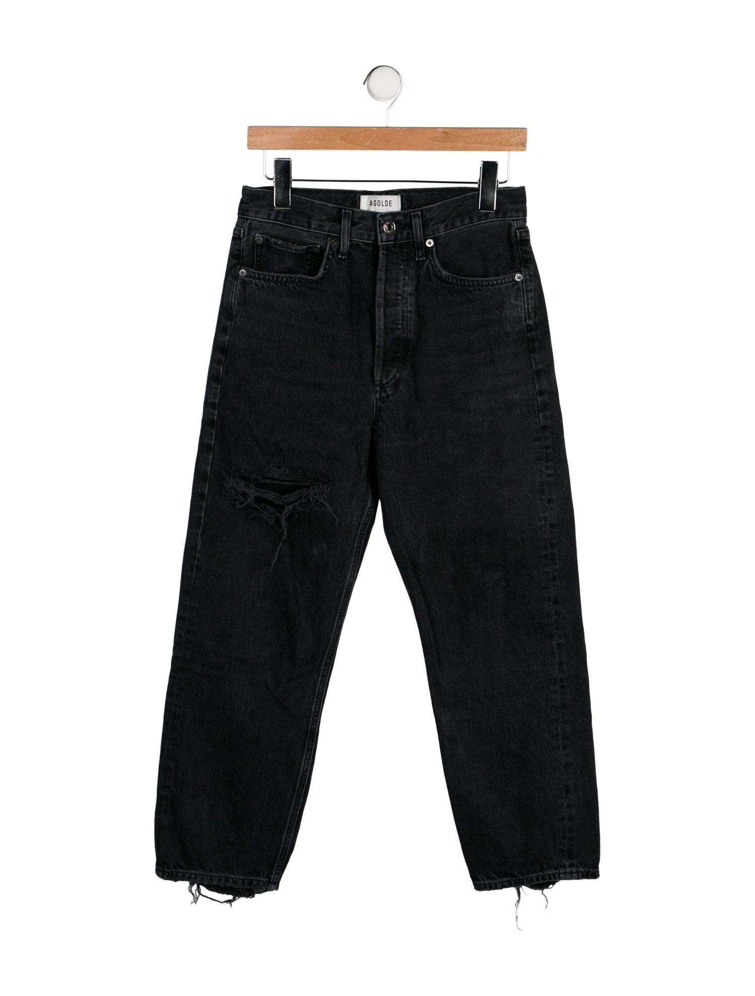 RE/DONE High-Rise Straight Leg Jeans