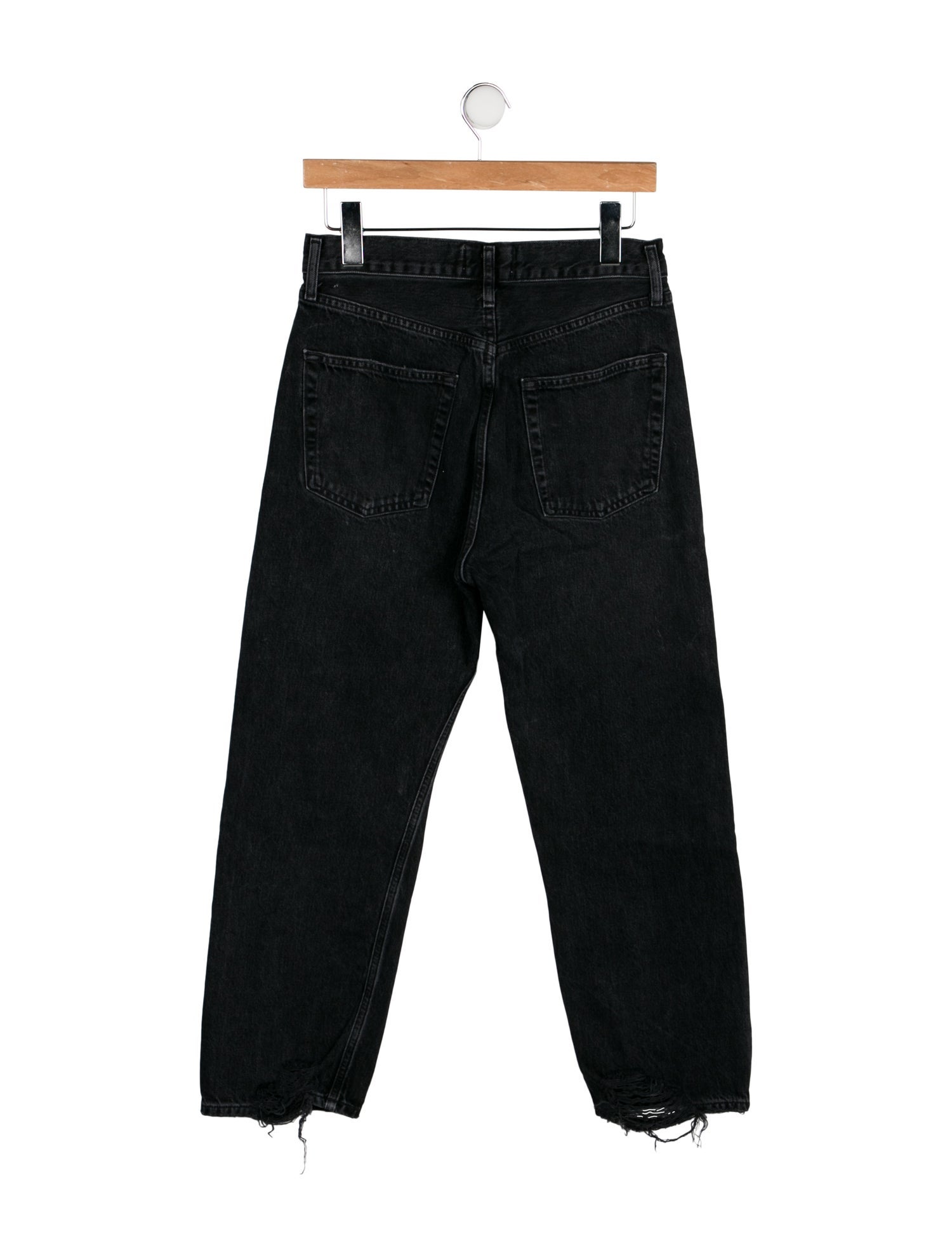 RE/DONE High-Rise Straight Leg Jeans