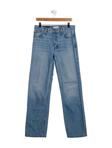 Re/Done Jeans Mid-Rise Straight Leg US 25 | XS